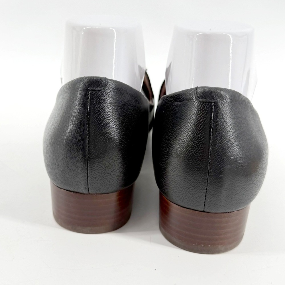 Cole Haan Grand 360 Tassel Loafers Women 8B Black Leather Pointd Toe Dress Shoes - Picture 8 of 9